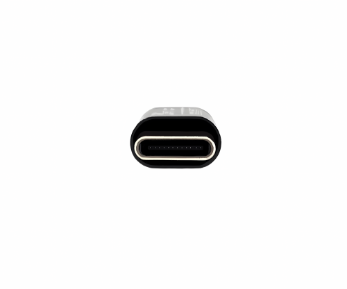 DINIC Adapter, USB C Stecker auf Micro Buchse, 3 Stück Alu, space grey